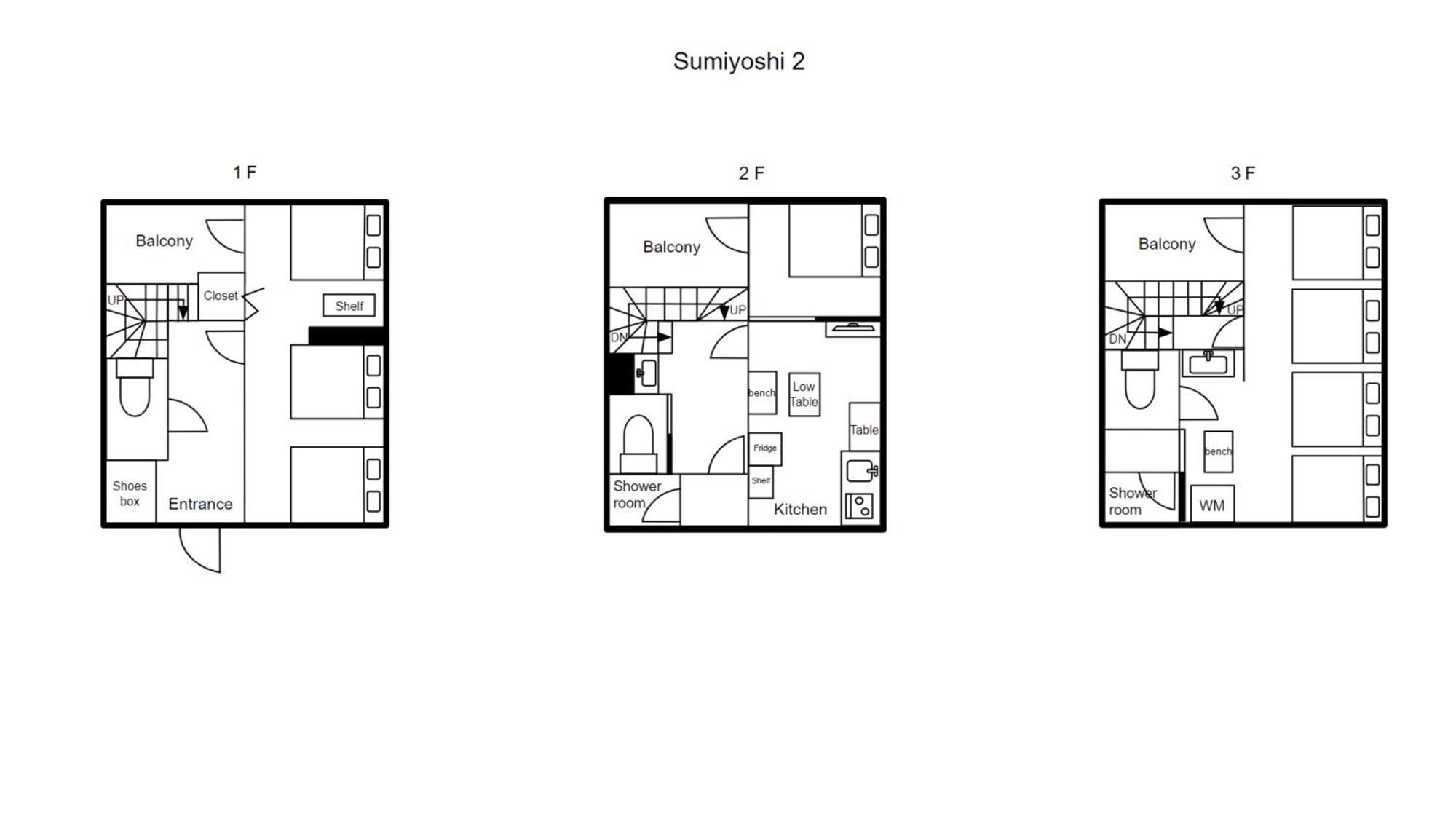 44, Sumiyoshi 2, Entire House For Rent 東京都
